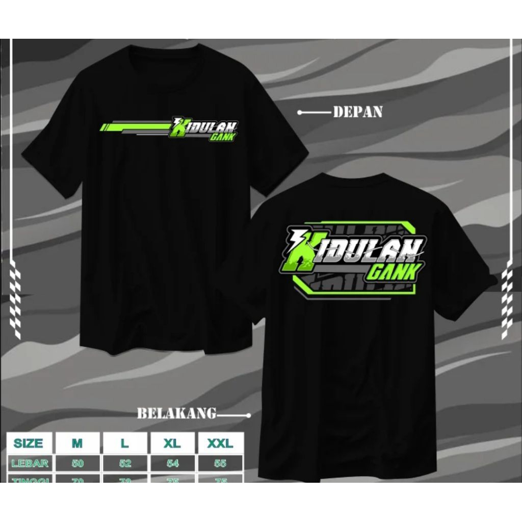 kaos t-shirt kidulan gank distro kaos kata kata kaos sablon kaos murah peria wanita viral