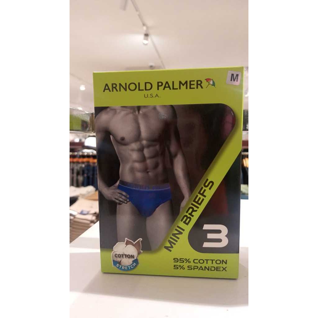 AP-089-M3 ARNOLD PALMER CELANA DALAM PRIA BRIEF CUTTON 100% 3PCS/PACK