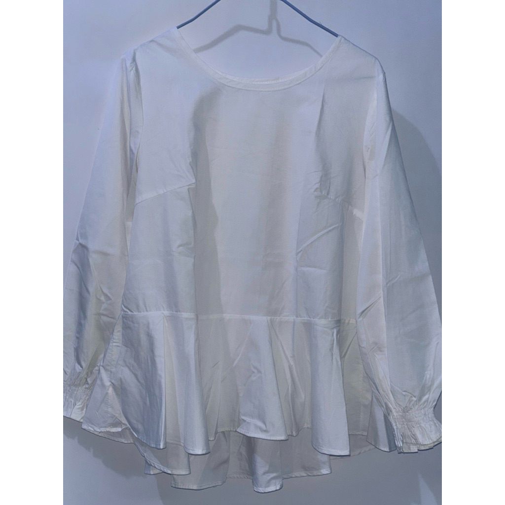 Blouse Wanita | Blouse Polos | Katun | Putih