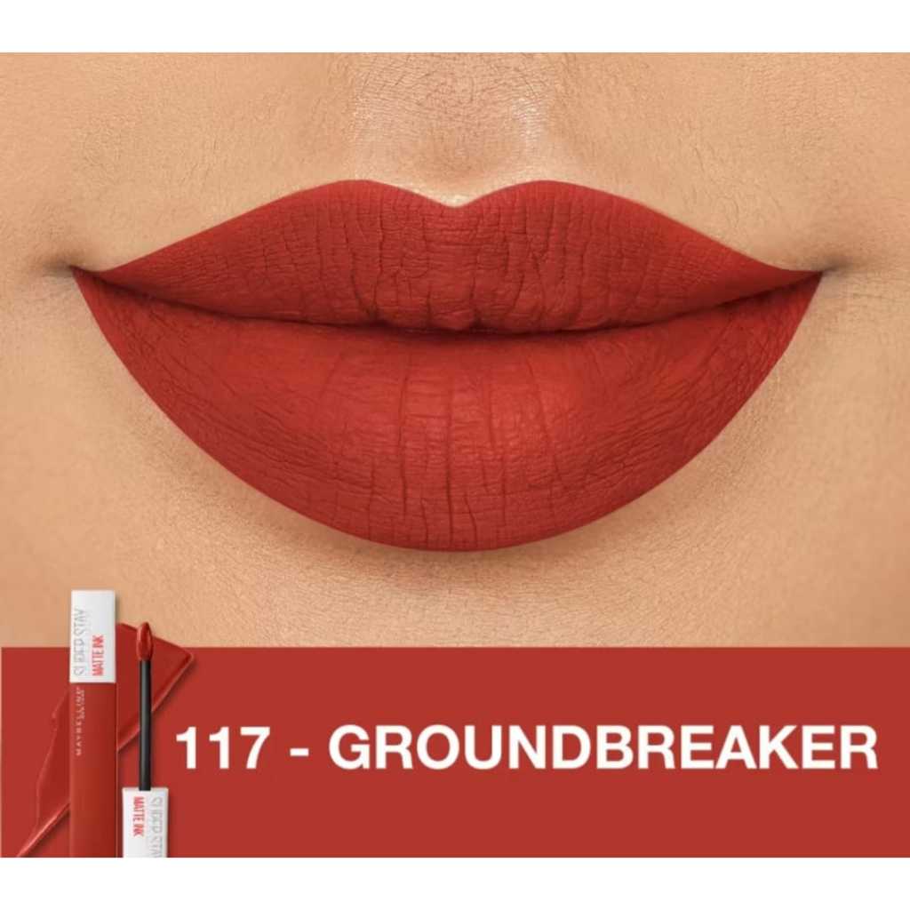 MAYBELLINE Superstay Matte Ink lipcream Waterproof -Shade 117 Grd Breaker