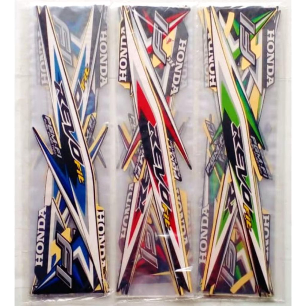 Striping Motor/ Les Body Honda Revo Fit 2015