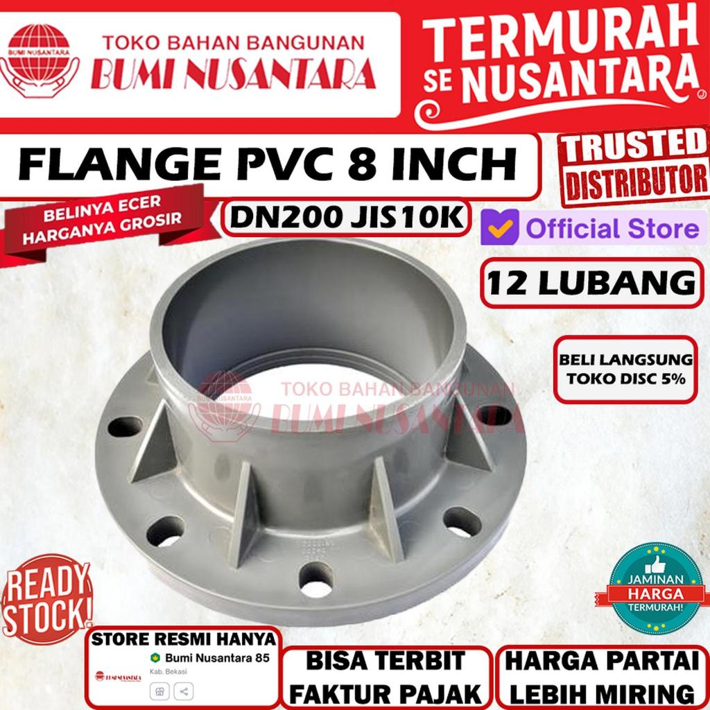 Flange PVC 12 inch AW Socket Jis10k DN300 12 Lubang Bahan Tebal Sambungan Pipa Baut
