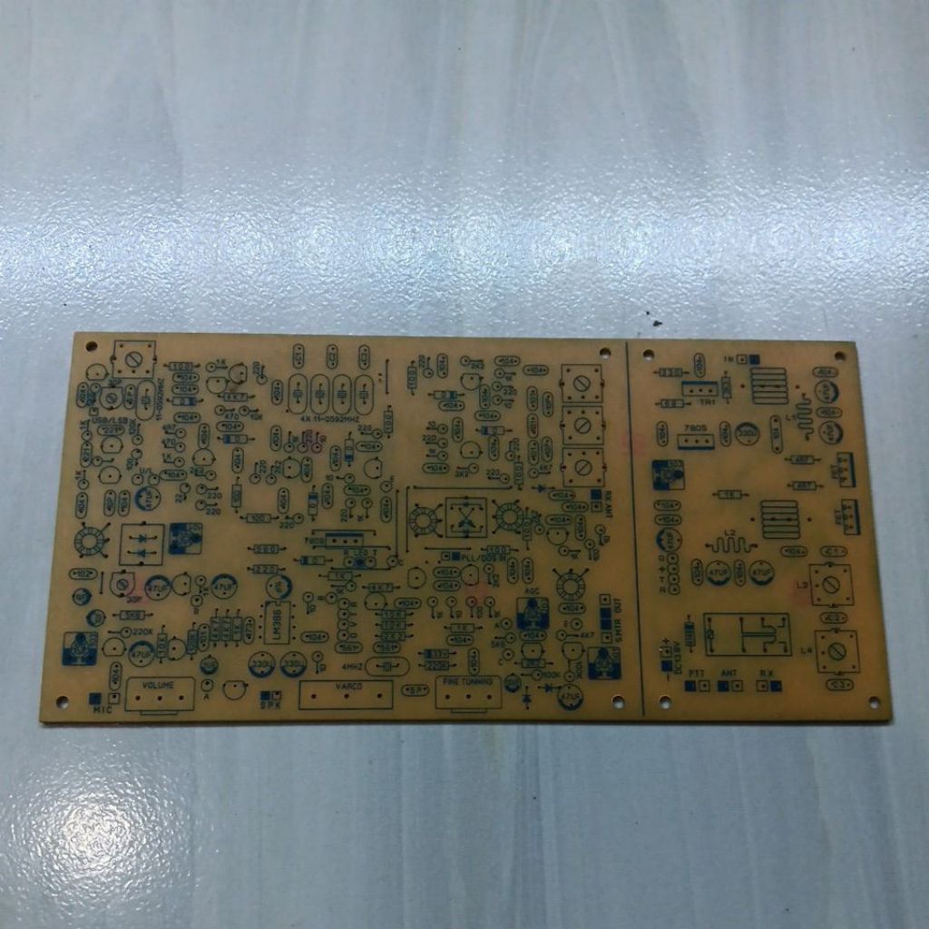 PCB bitx 7 mhz 7 mc 40 meter band