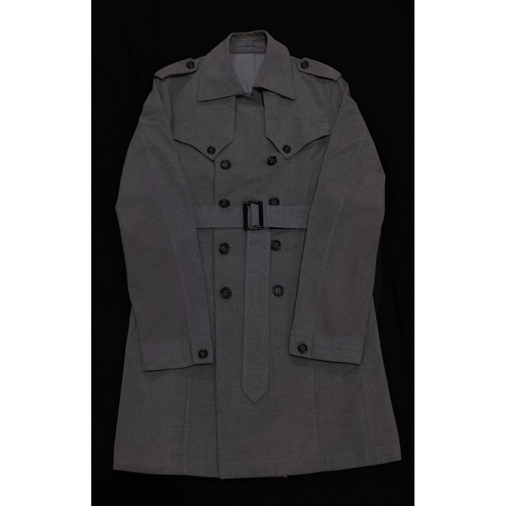 Coat Branded Michel Klein P@ris (Abu, Tag lengkap) / Coat Michel Klein / Coat Branded