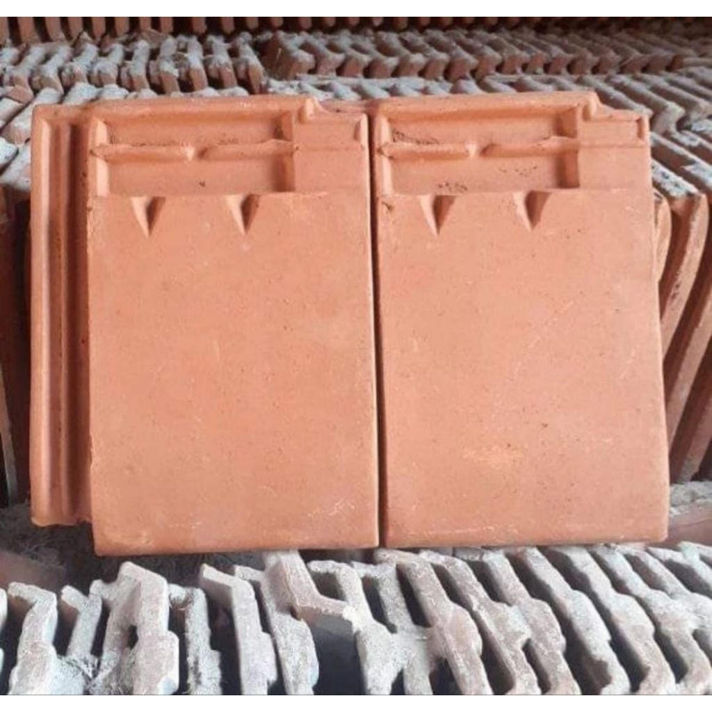 Genteng Flat Rata Sokka Tanah Liat Asli