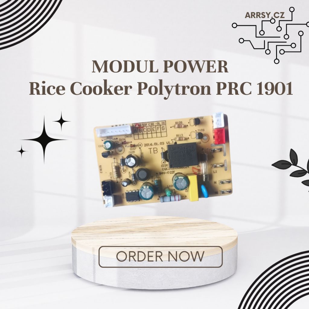 Modul Power Rice Cooker Polytron Digital PRC 1901 (Sudah Di Tes)