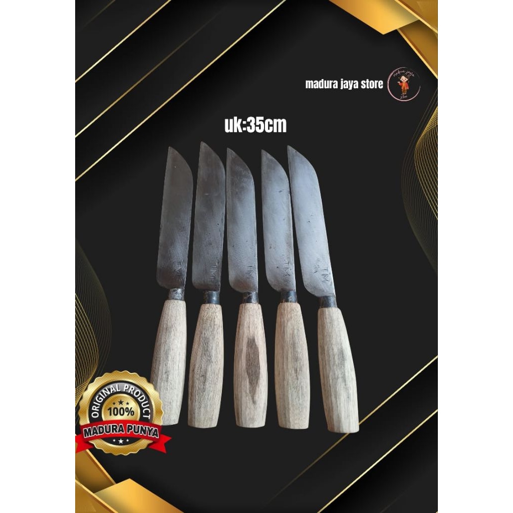 Pisau Dapur Bahan Baja Pir Asli Madura