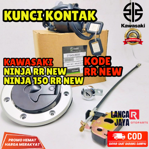 KUNCI KONTAK SET KAWASAKI RR NEW | KAWASAKI NINJA RR NEW, NINJA 150 RR NEW KUNCI KONTAK SET KOMPLIT 