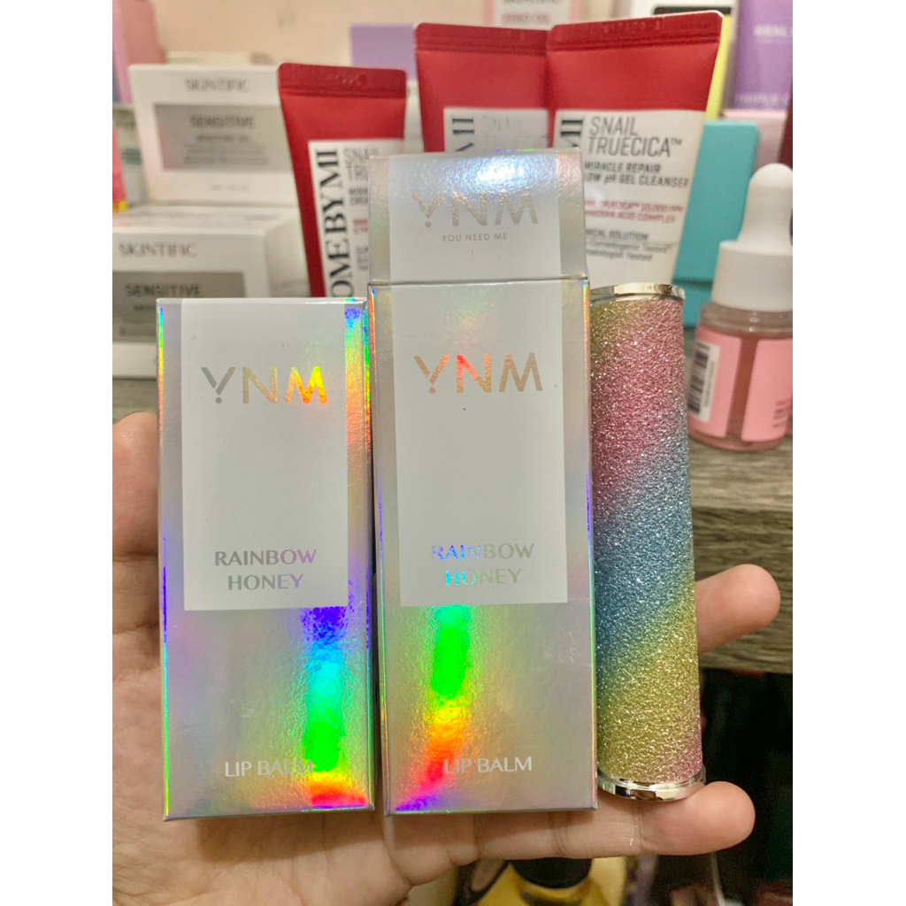 ynm rainbow lipbalm