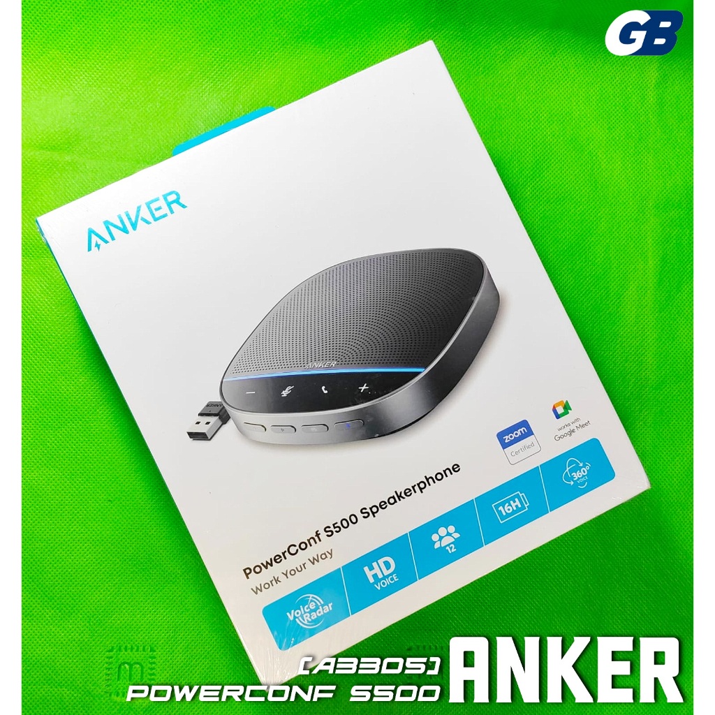 ANKER A3305 Soundcore PowerConf S500 Speakerphone Conference Mic Bluetooth Speaker