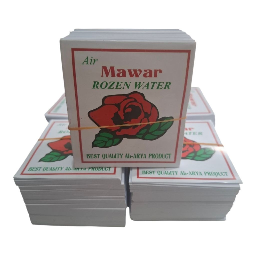 kertas lebel 500 lembar kertas air mawar Rozen water