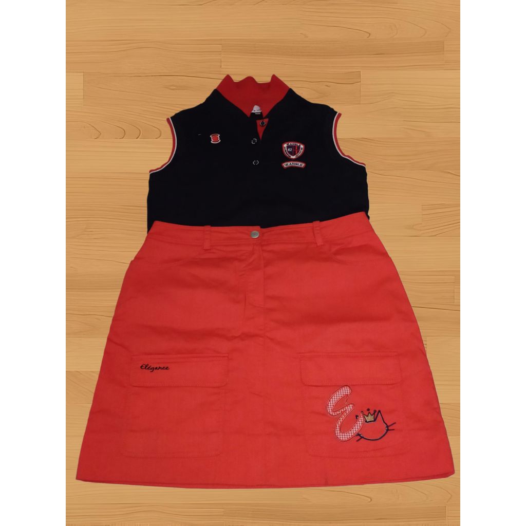 Baju golf set wanita W angle X Elegance