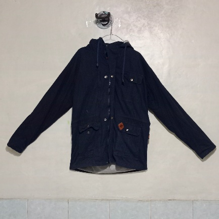 jaket pria wanita warna navy