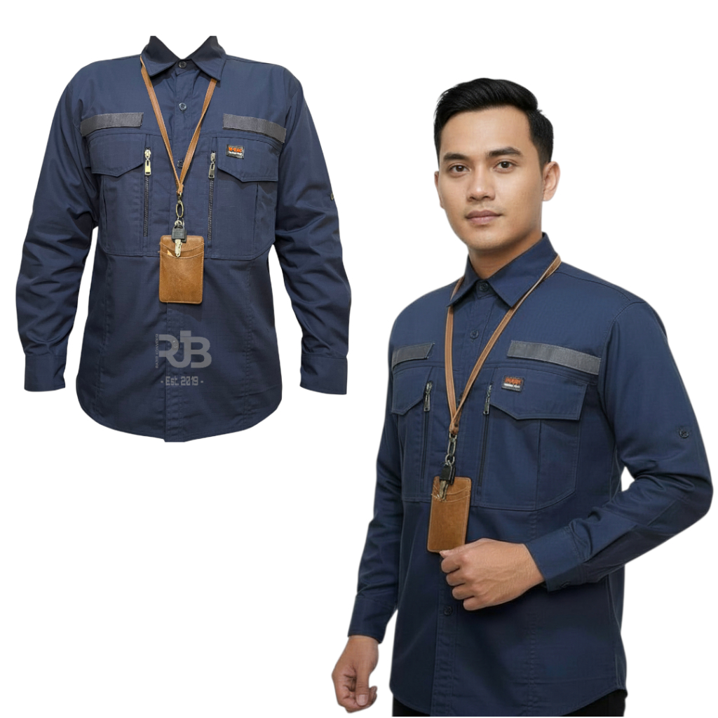 Kemeja Tactical W TAC Gear Original Lengan Panjang Pria Wanita Seragam Kerja Lapangan