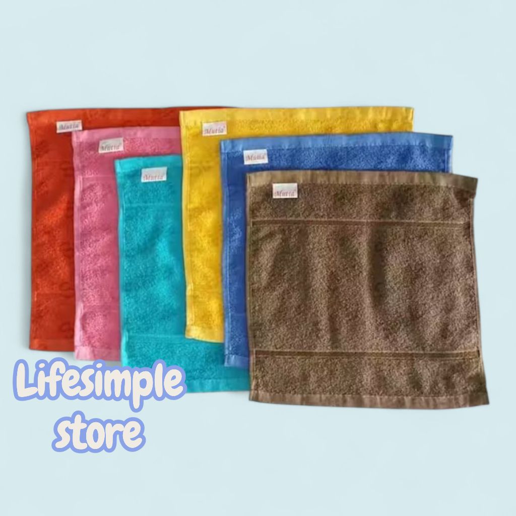 Handuk muka kecil Sapu Tangan Handuk ukuran 30x30 premuim
