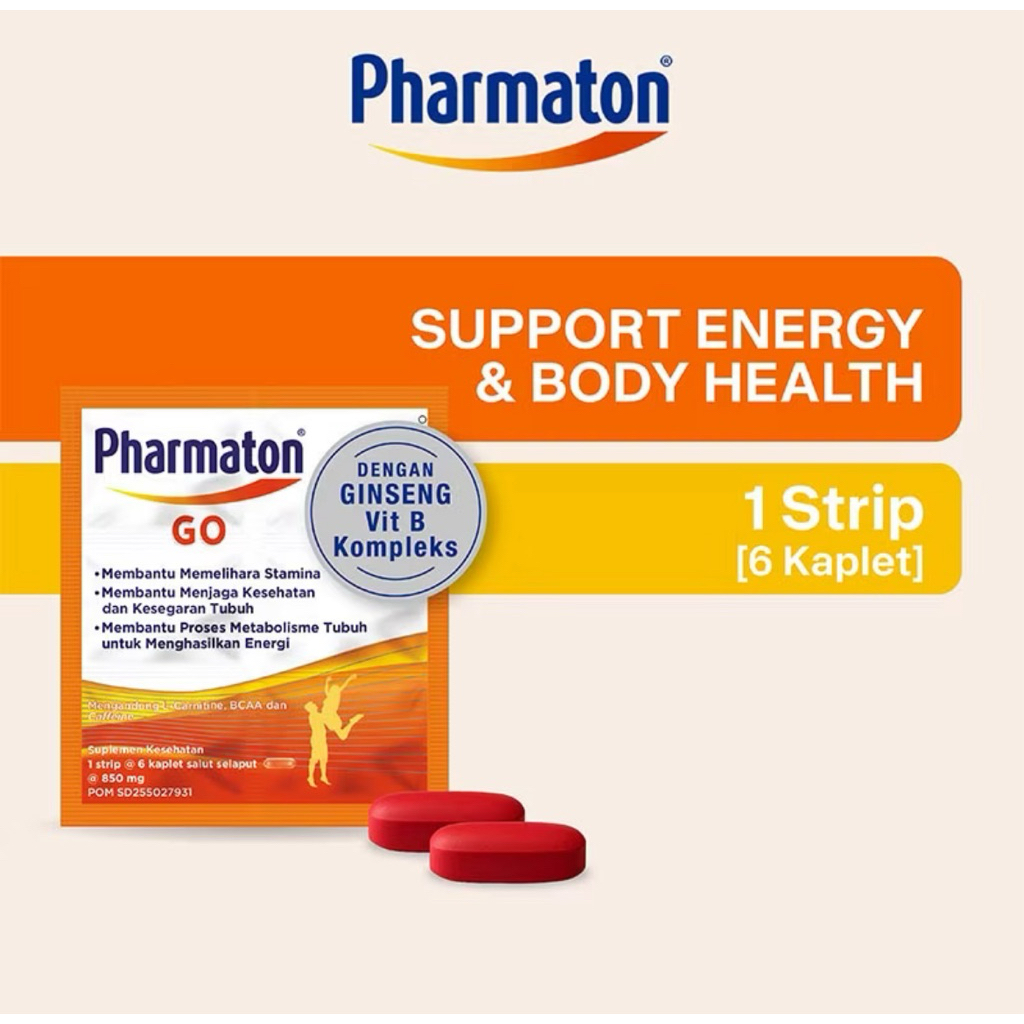 Pharmaton Go isi 6s - Pharmaton Formula Multivitamin