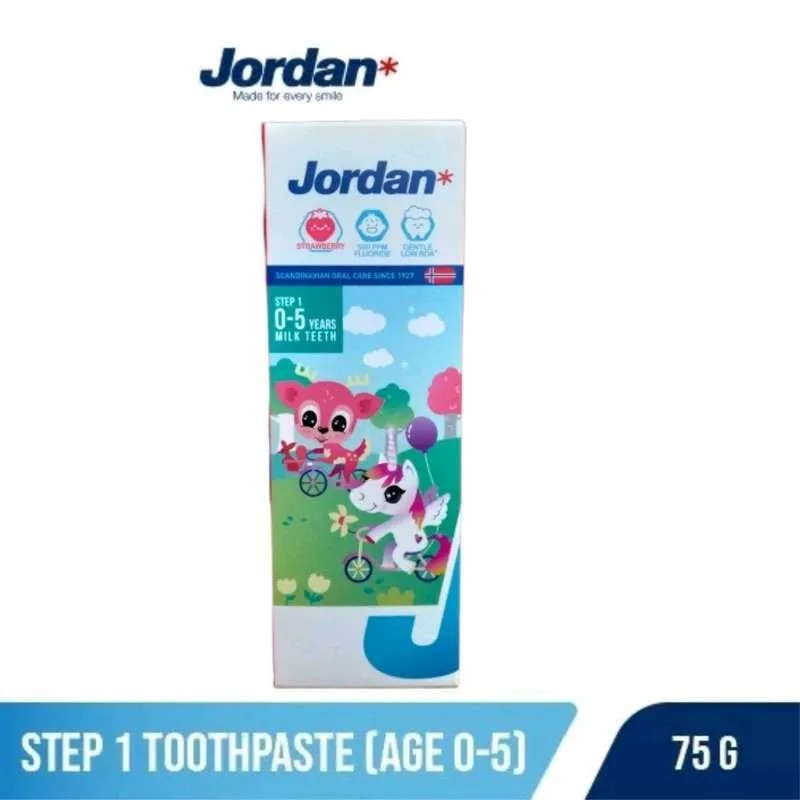 JORDAN KIDS TOOTHPASTE STEP 1 STRAWBERRY