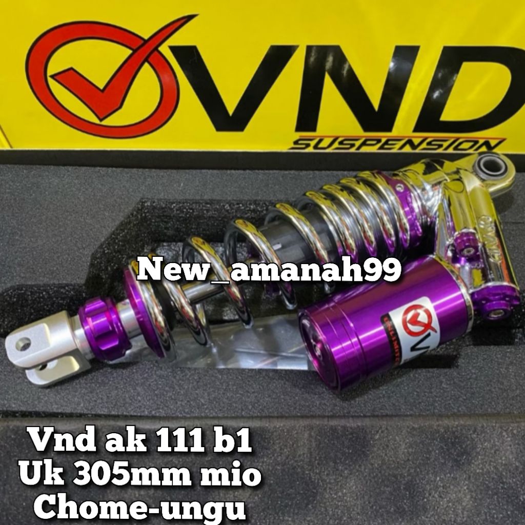 VND SHOCKBREAKER BELAKANG AK 111 B1 UK 305MM FOR MOTOR MIO SPORTY MIO J MIO SOUL MIO M3 GEAR 125 VND