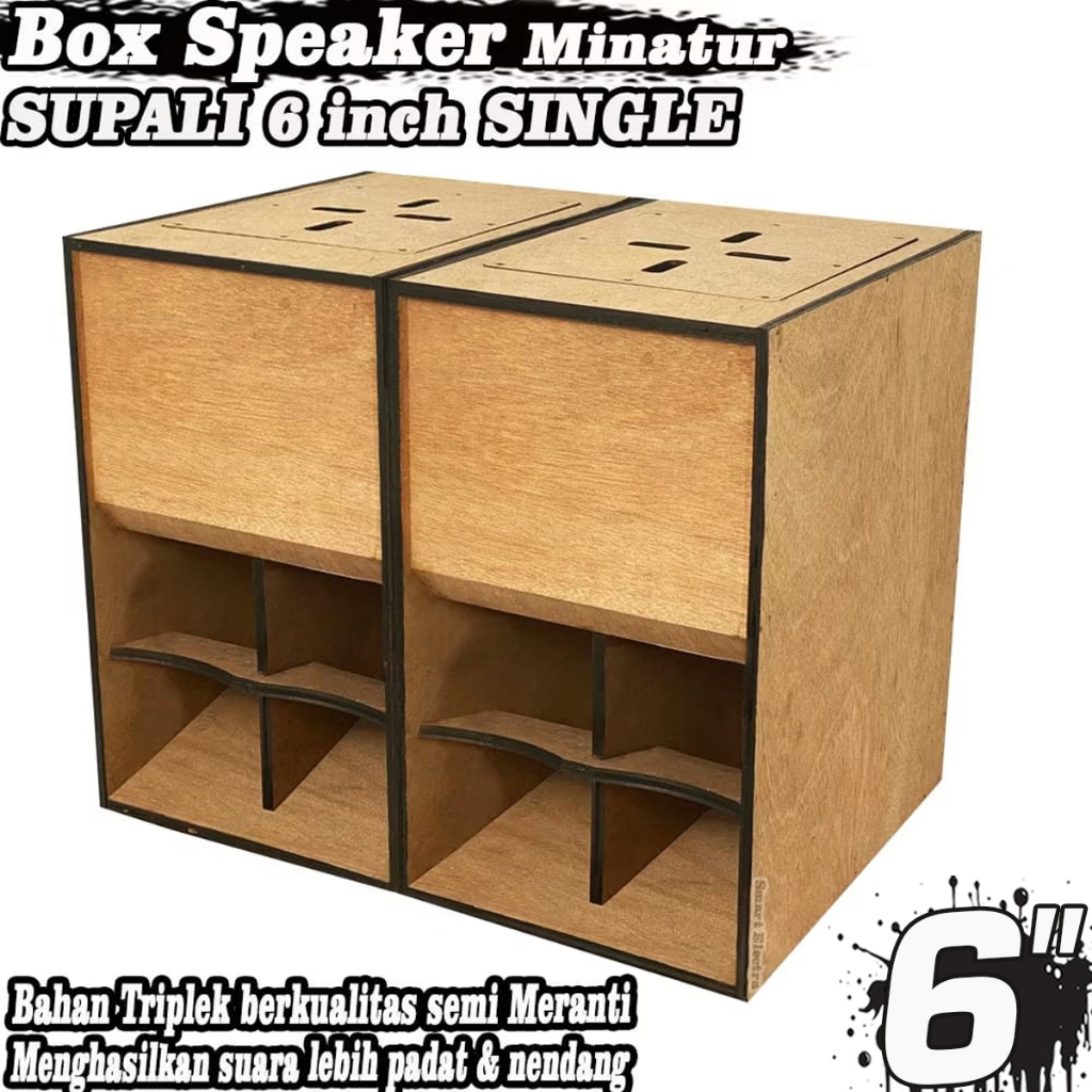 Box Speaker Miniatur SUPALI 6 INCH