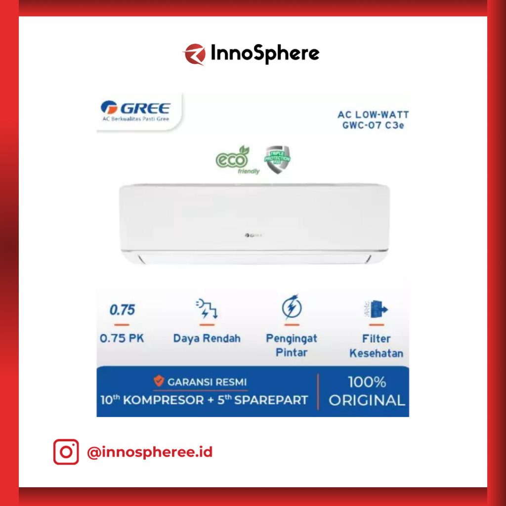 GREE AC Low-Watt GWC-07 C3e