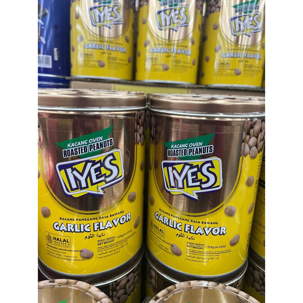 Iyes kacang oven garlic flavor 125g