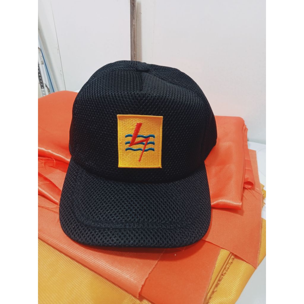 TOPI PLN POLOS topi pln polos free bordir nama