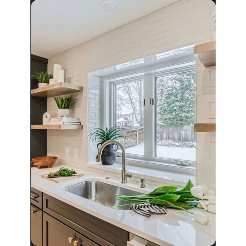 [CUSTOM] Jendela Dapur Aluminium 2 Daun Swing/Awning/Fixed