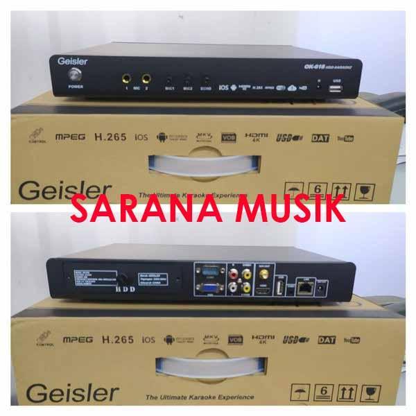 Dvd Player Karaoke Geisler Ok-618 Ok618 Geisler Ok 618 Player Karaoke