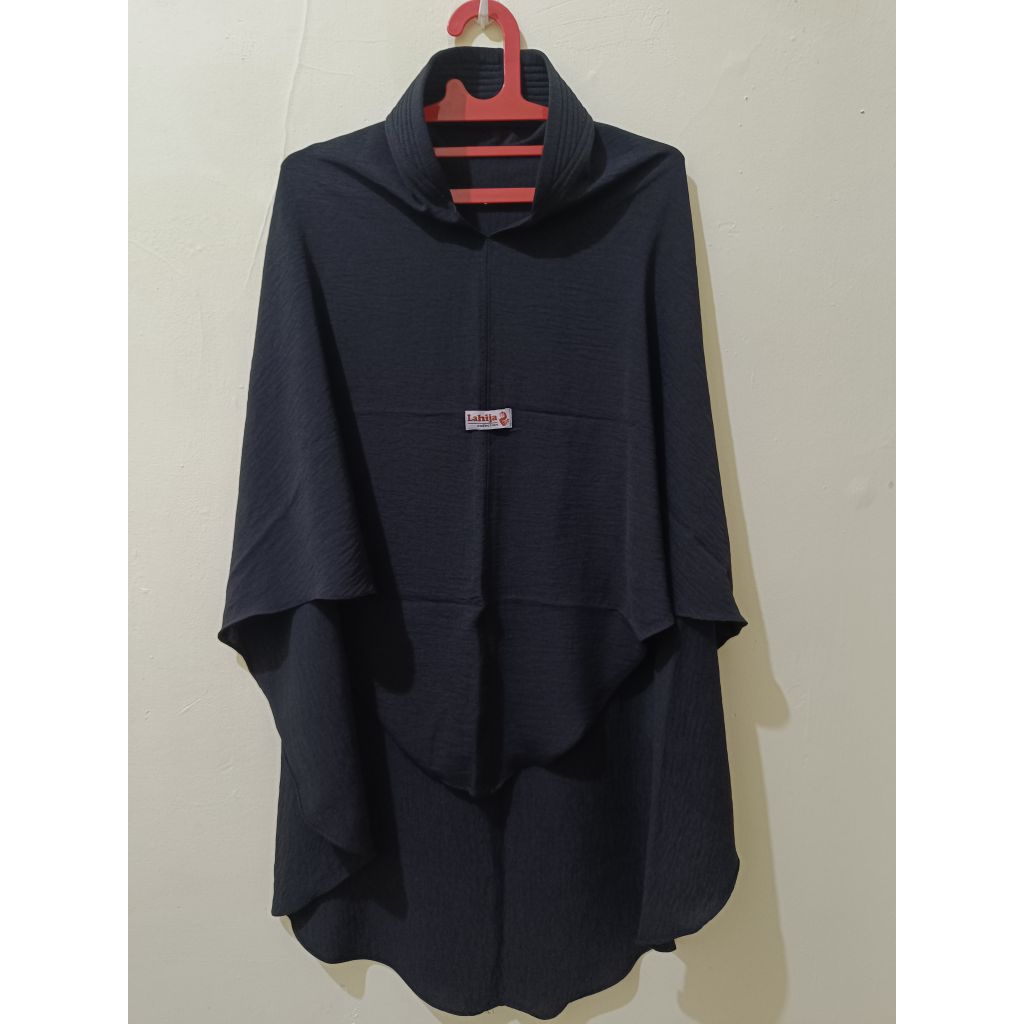 preloved khimar pet antem warna hitam