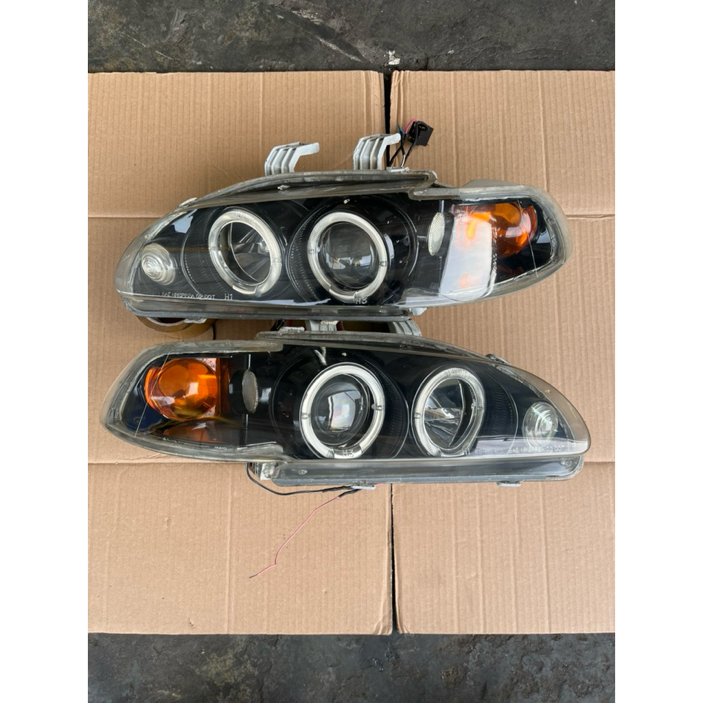 headlamp lampu depan honda civic genio sepasang
