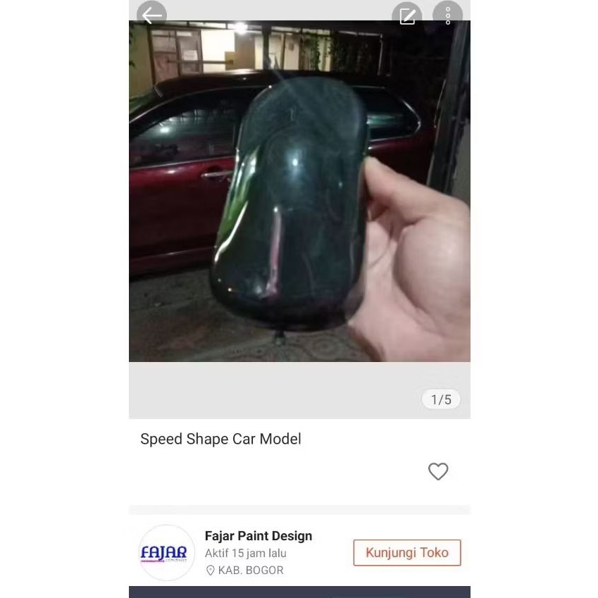 Dummy Speed Shape Car Model