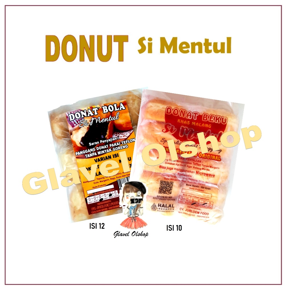 DONUT KENTANG/DONUT SI MENTUL/DONUT JURLOEM/DONUT PANGGANG/DONUT FROZEN/DONAT MENTUL/DONUT SIMENTUL