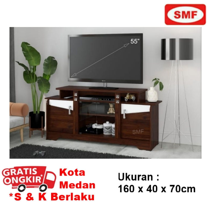BUFFET TV PARTICLE BOARD - CABINET TV MINIMALIS - CYGNUS