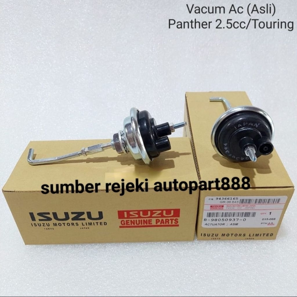 vacum AC Isuzu panther touring 2.5cc 8-98050936-0 original