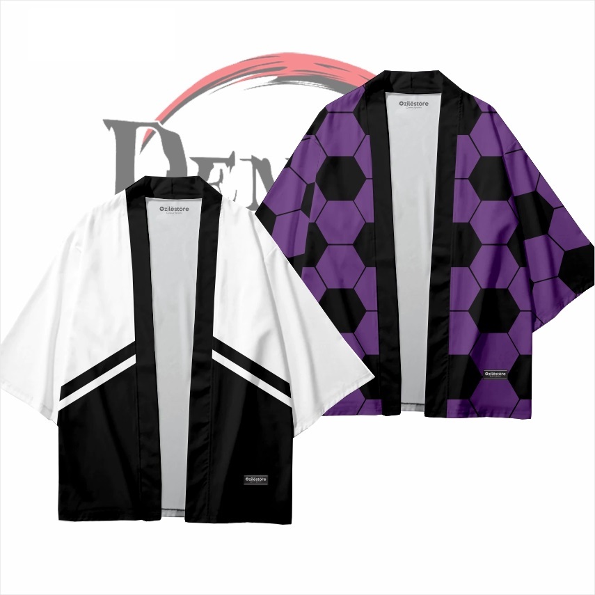 Celiboystore-Kimono Cosplayer Anime Sanemi kokushibo Full Printing