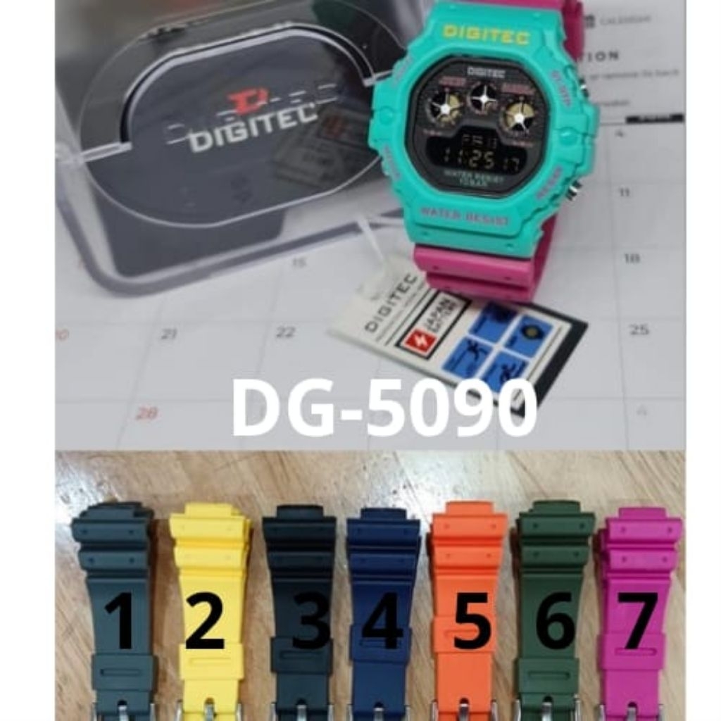 Tali Karet Jam Tangan Digitec DG-5090