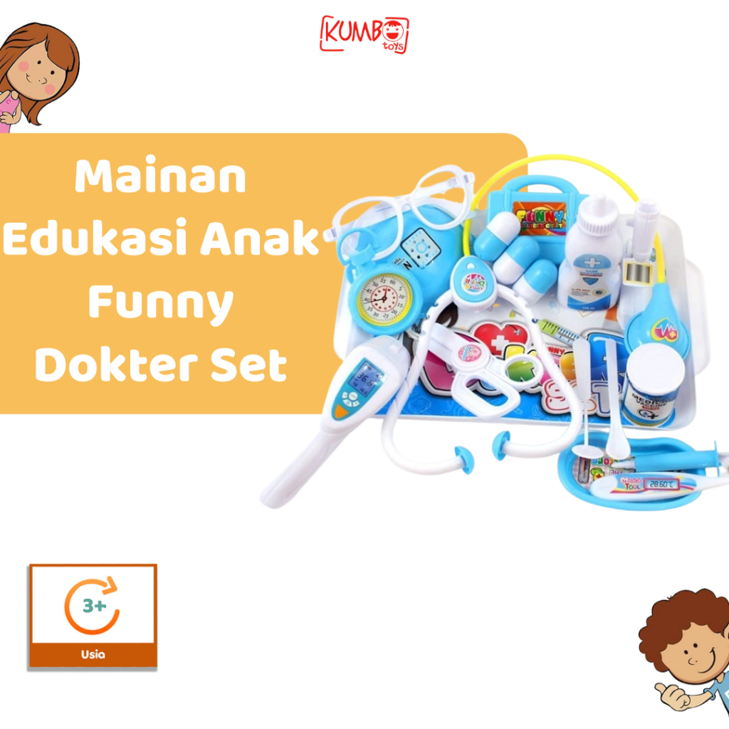 Mainan Edukasi Anak Funny Dokter Set Anak