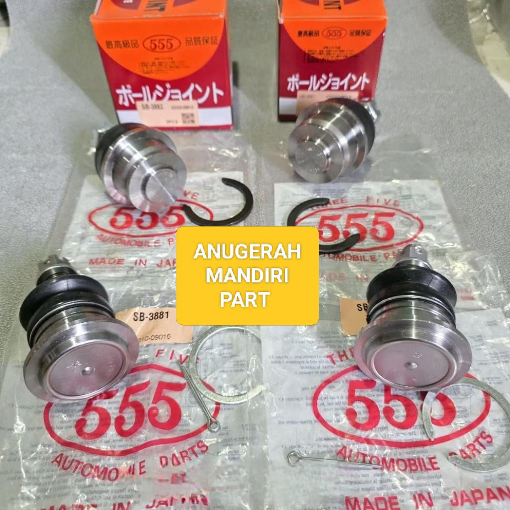 BALL JOINT ATAS BAWAH TOYOTA INNOVA HILUX FORTUNER ( LENGKAP 2PCS ATAS DAN 2PCS BAWAH )