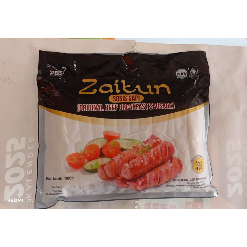 ZAITUN beef breakfast/sosis sapi 1kg