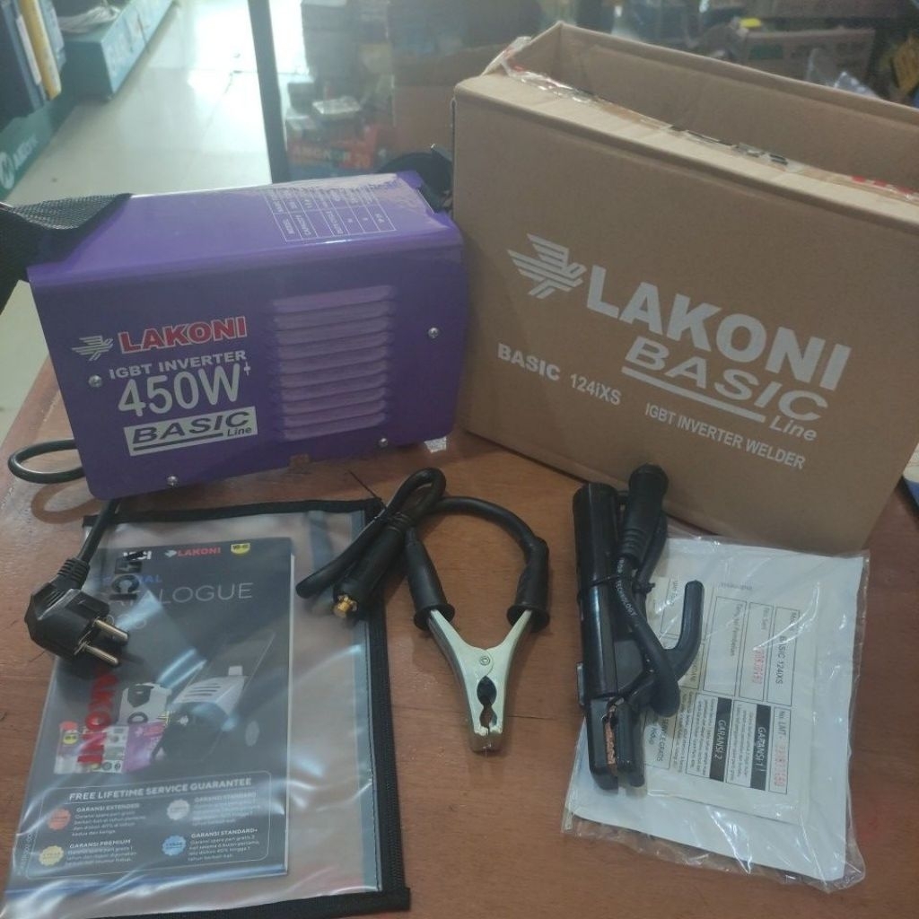 Mesin las / Travo las lakoni 124ix/ inventer lakoni 450watt / mesin las lakoni