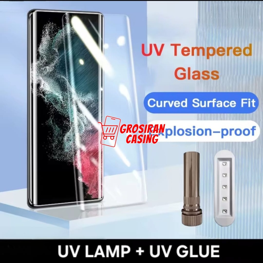 Tempered Glass UV Edge Full Glue for Infinix Zero 30 4G Infinix Zero 30 5G Infinix Zero Ultra - UVHE