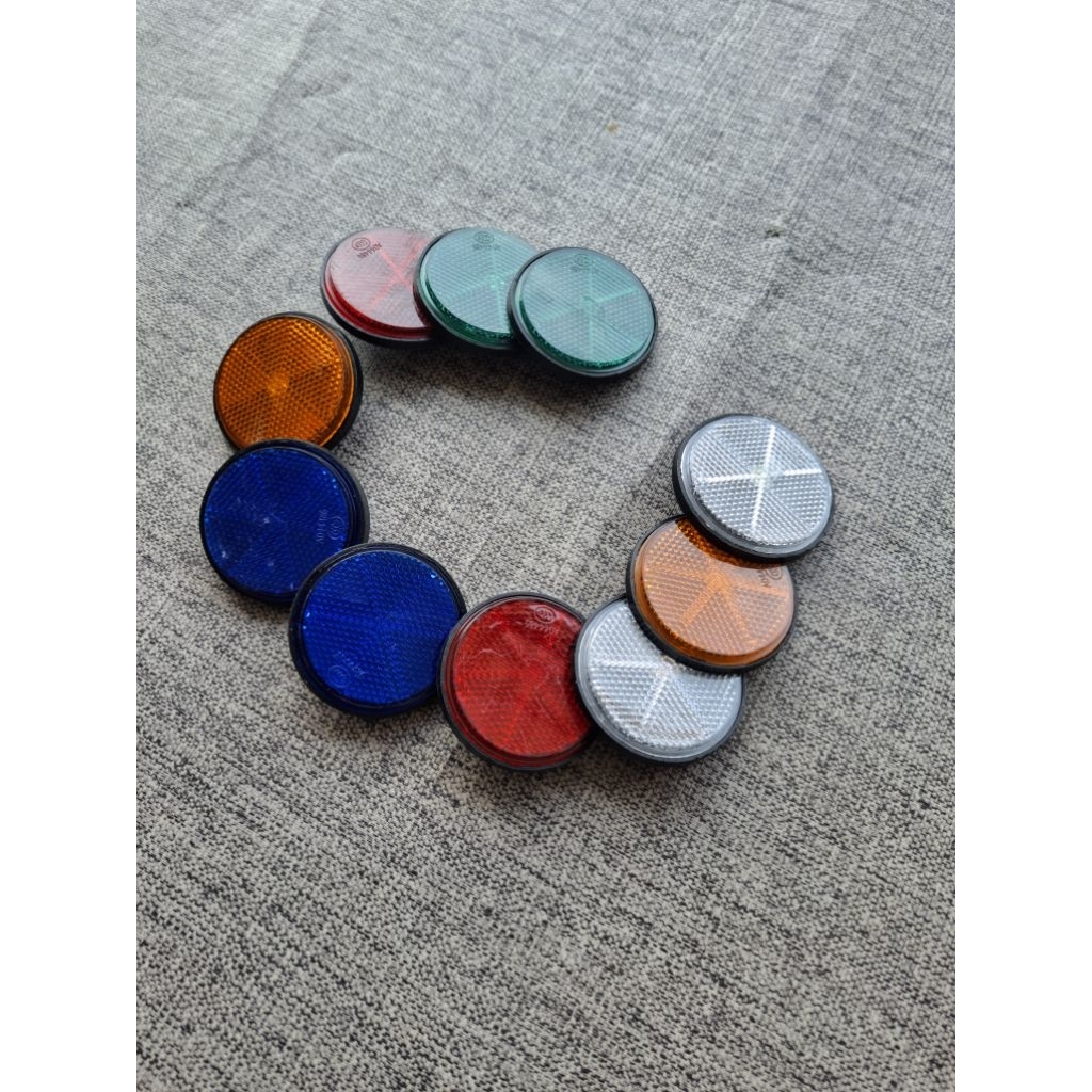 MATA KUCING BULAT LAMPU REFLEKTOR UNIVERSAL MOTOR MOBIL