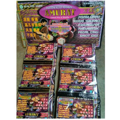 Kapsul Am-Urat Renceng Original Isi 20 Sachet