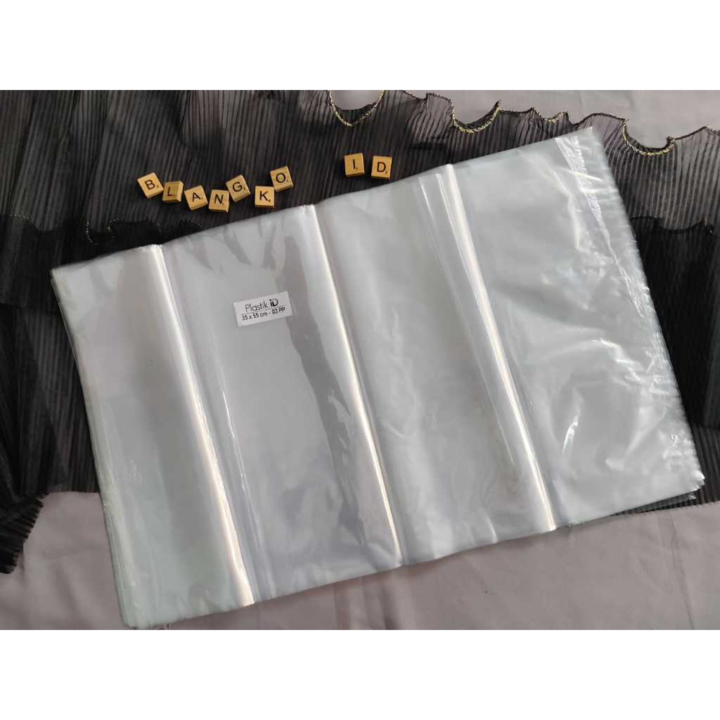 Plastik PP 35 x 55 Tebal 03 | Plastik PP Bening | Plastik Packing