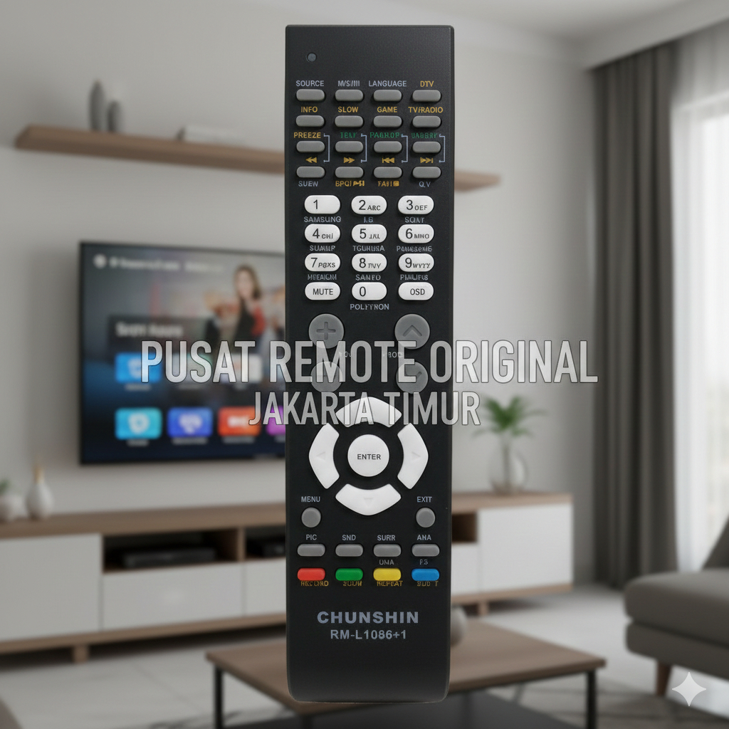 REMOTE REMOT TV POLYTRON LED LCD SERI DI TV PLM SEPERTI ORIGINAL TR
