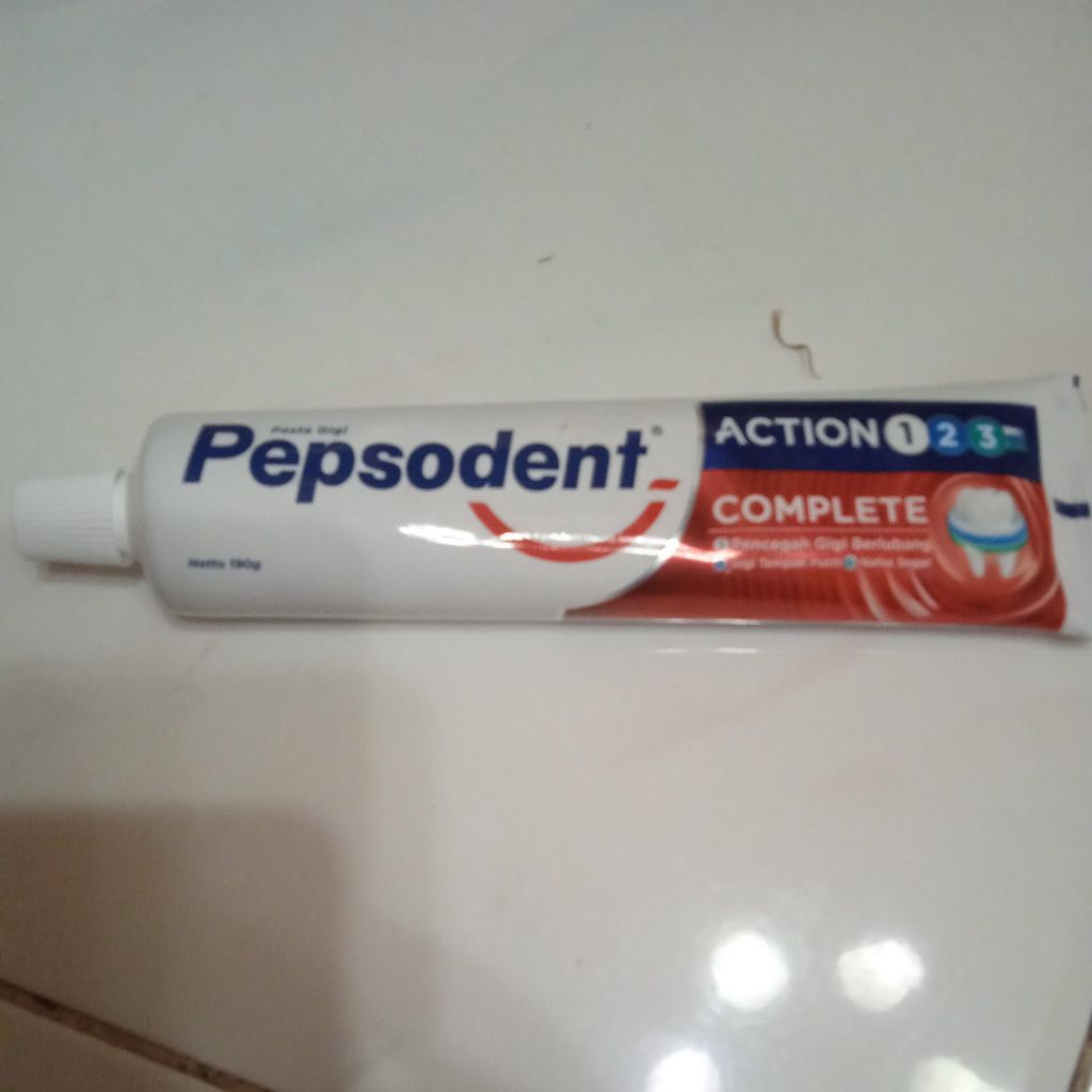 Pepsodent Action 123 Complete Pencegah Gigi Berlubang 190gr tanpa dus