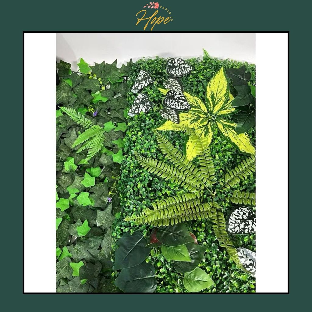 SKY - Rumput Artificial / Rumput Hiasan Dinding / Bunga Daun Sintetis BG803