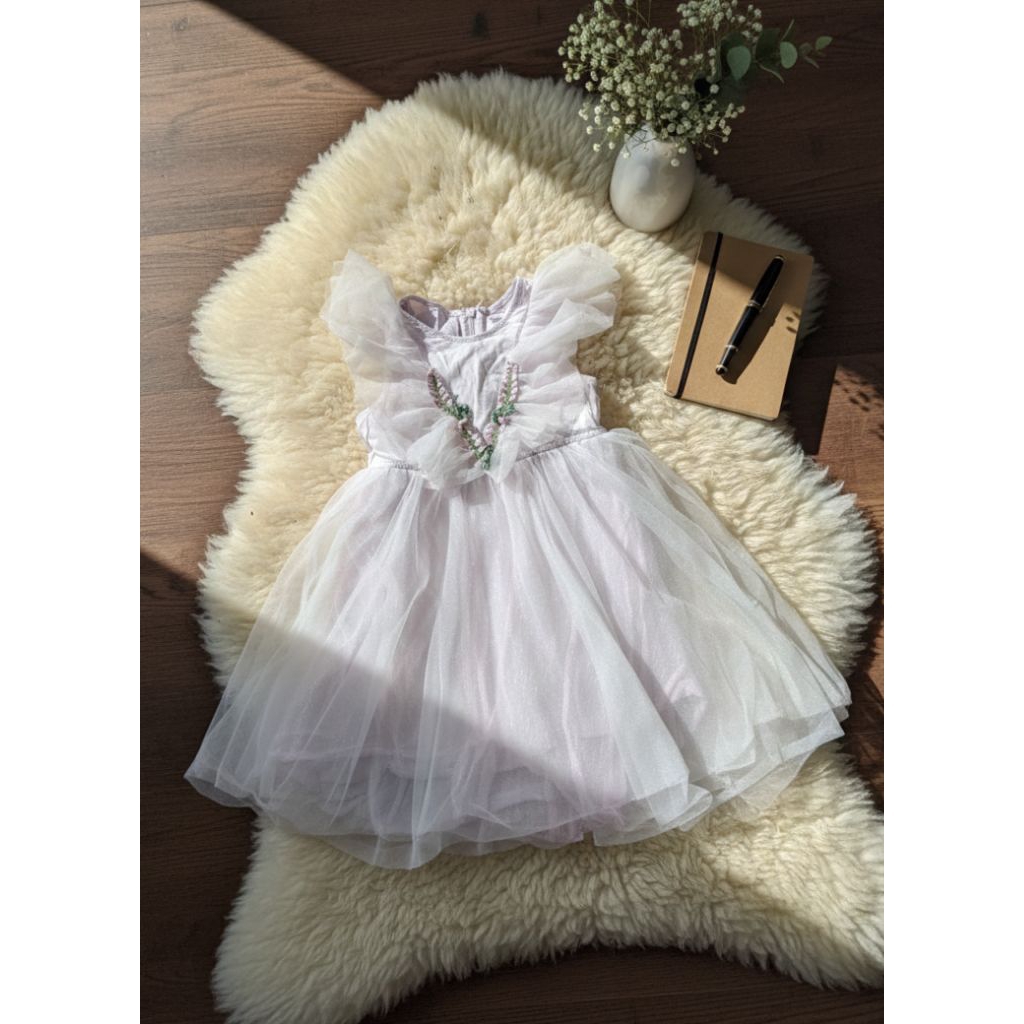 GAUN ANAK MEWAH / Dress anak gaun mewah/ gaun anak lilac