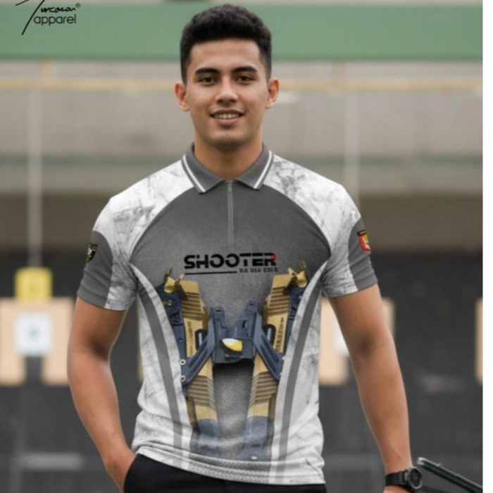 Kaos Menembak Shooter Lengan Pendek | Jersey Tactical Outdoor Premium