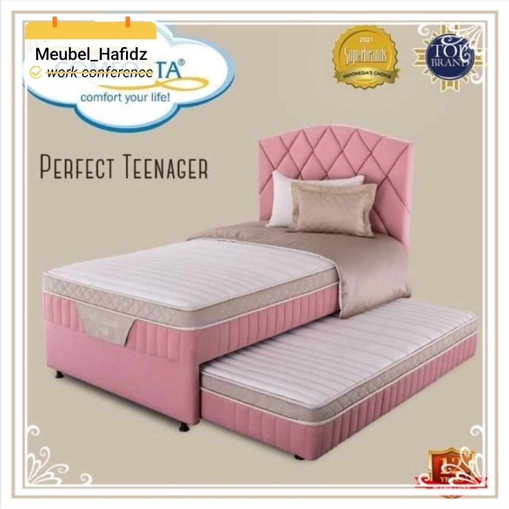 Promo set spring bed Sorong comforta perfect teaneger {Meubel_Hafidz}